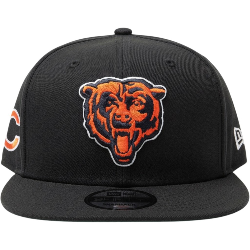 New Era 9FIFTY Chicago Bears Snapback Hat Midnight Navy NFL Adjustable Cap